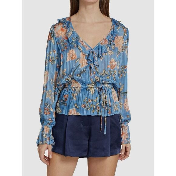 Ramy Brook Printed Veronica Blouse - Picture 1 of 9